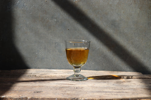 A glass of Robinsons Cider